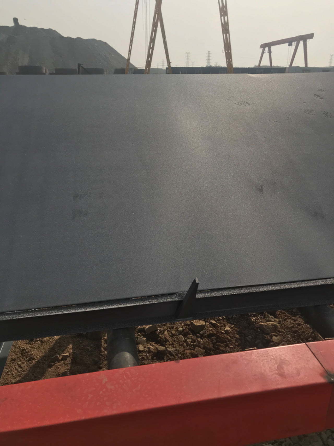 通过式钢板抛丸机